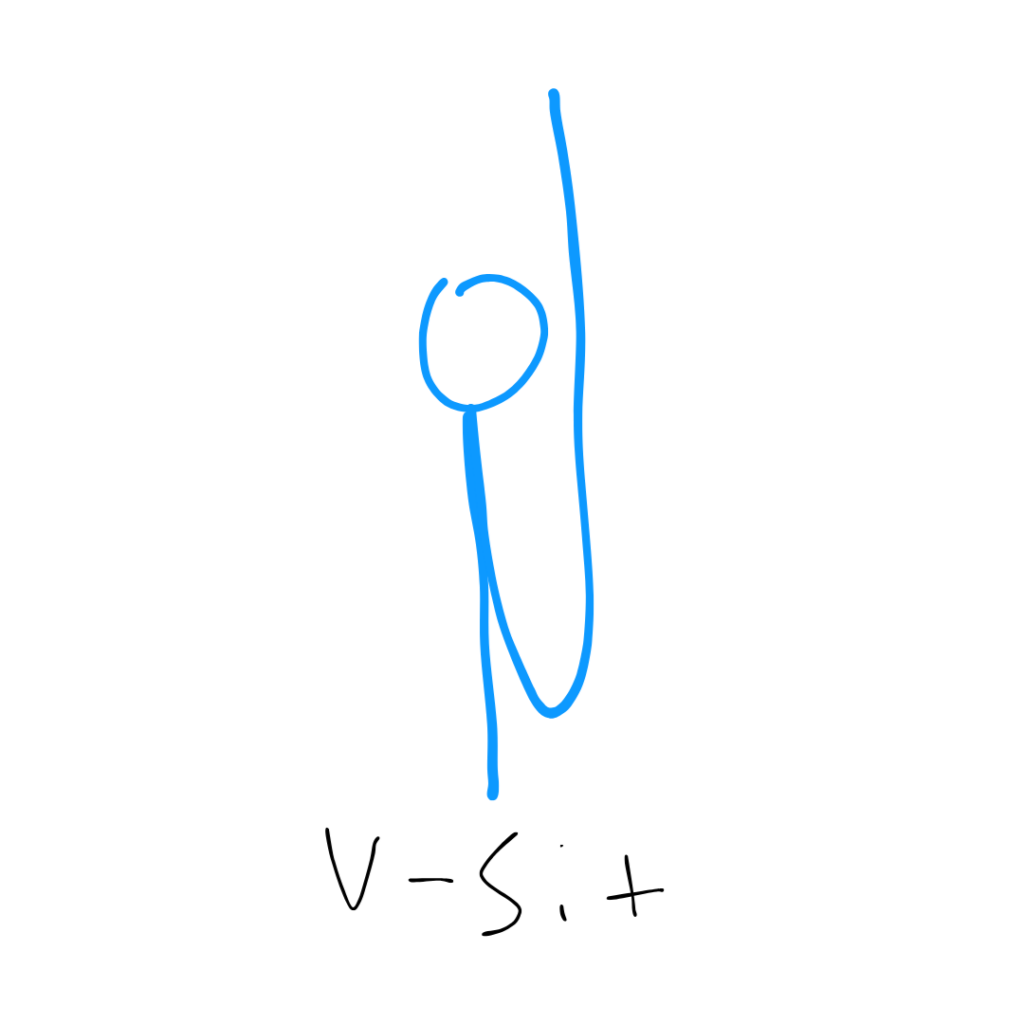 V-Sit Illustration